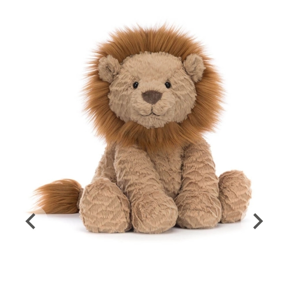 Fuddle Wuddle Jellycat Plush Lion - Tan Brown Soft Cuddly Plush